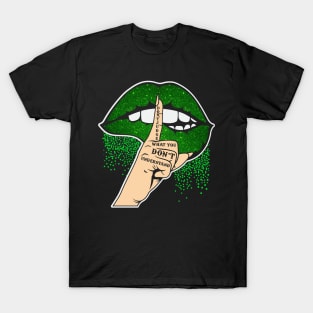 Don't Judge What You Don't Understand Green Lips T-Shirt